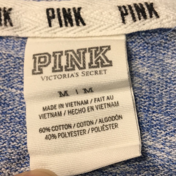 PINK hooded sweater size M - Picture 3 of 6